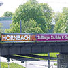 Brückenwerbung, Solvent-Foliendruck und Montage