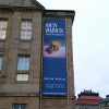 Textilbanner mit Lift, Konzept und Realisierung
